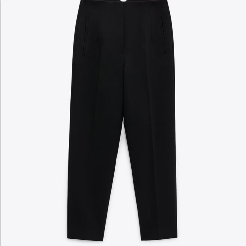 Zara basic — Black dress pants.